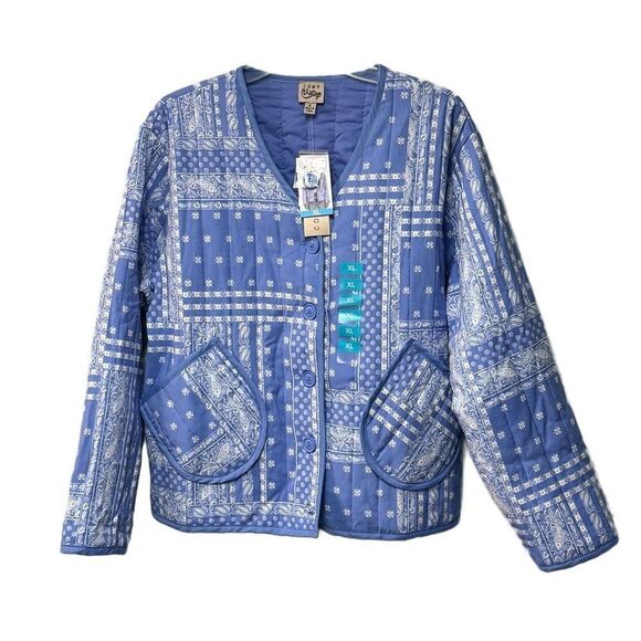 Como Vintage Quilted Blazer NWT - Picture 1 of 7
